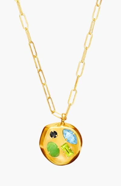 Birthdate Co. The March Birthdate Pendant In March 3rd - Gold