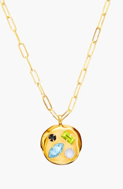 Birthdate Co. The March Birthdate Pendant In March 5th - Gold