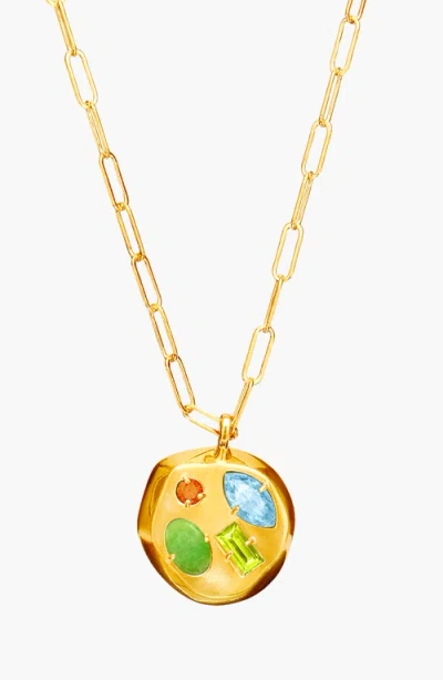 Birthdate Co. The March Birthdate Pendant In March 8th - Gold