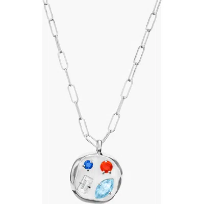 Birthdate Co. The March Birthdate Silver Pendant In March 17th - Silver