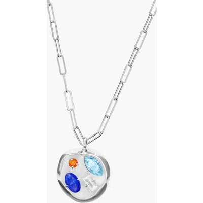 Birthdate Co. The March Birthdate Silver Pendant In March 23rd - Silver
