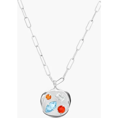 Birthdate Co. The March Birthdate Silver Pendant In March 25th - Silver