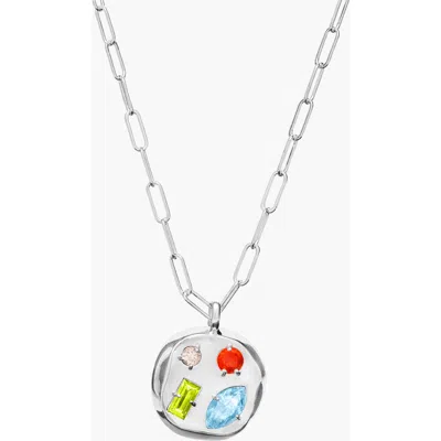 Birthdate Co. The March Birthdate Silver Pendant In March 27th - Silver
