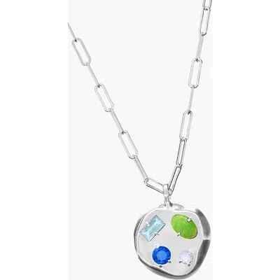 Birthdate Co. The March Birthdate Silver Pendant In March 4th - Silver