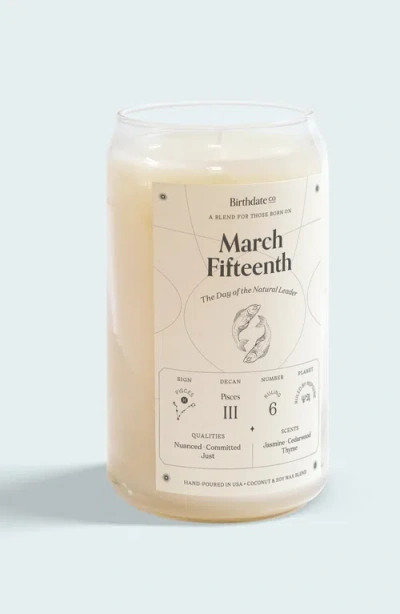 Birthdate Co. The March Birthday Candle In March 15th