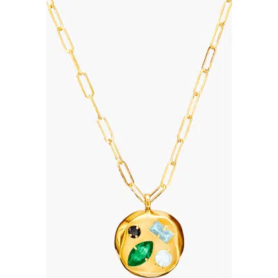 Birthdate Co. The May Birthdate Gold Pendant In May 15th - Gold