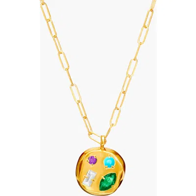 Birthdate Co. The May Birthdate Gold Pendant In May 27th - Gold