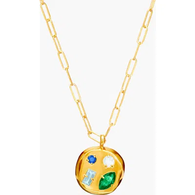 Birthdate Co. The May Birthdate Gold Pendant In May 7th - Gold