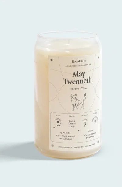 Birthdate Co. The May Birthday Candle In May 20th
