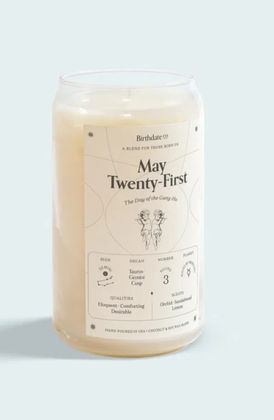 Birthdate Co. The May Birthday Candle In May 21st