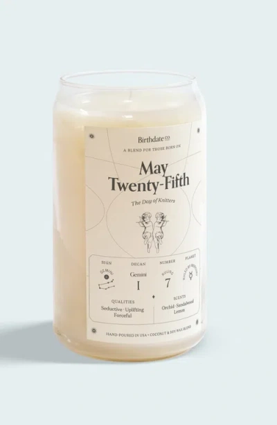 Birthdate Co. The May Birthday Candle In May 25th