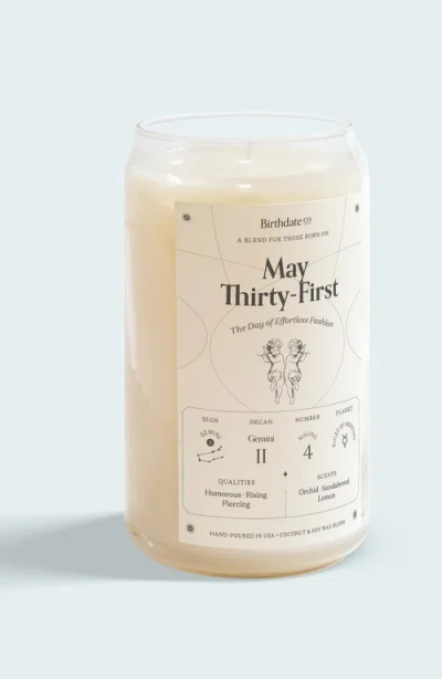 Birthdate Co. The May Birthday Candle In May 31st