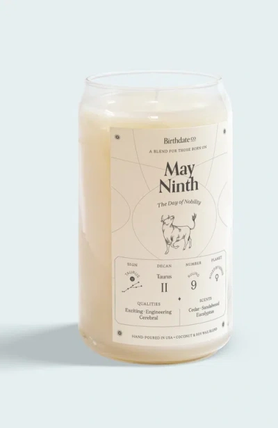 Birthdate Co. The May Birthday Candle In May 9th