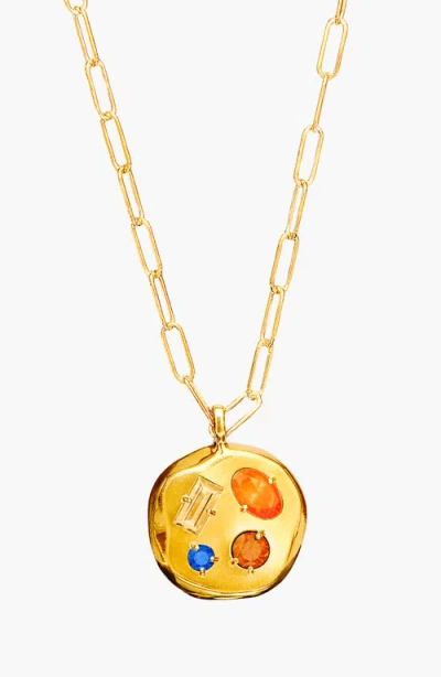 Birthdate Co. The November Birthdate Gold Pendant In November 16th - Gold