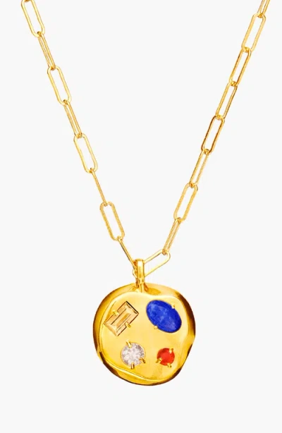 Birthdate Co. The November Birthdate Gold Pendant In November 19th - Gold