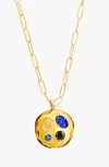 Birthdate Co. The November Birthdate Gold Pendant In November 1st - Gold
