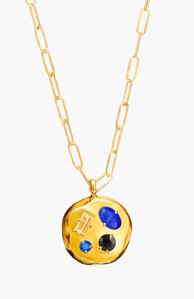 Birthdate Co. The November Birthdate Gold Pendant In November 1st - Gold