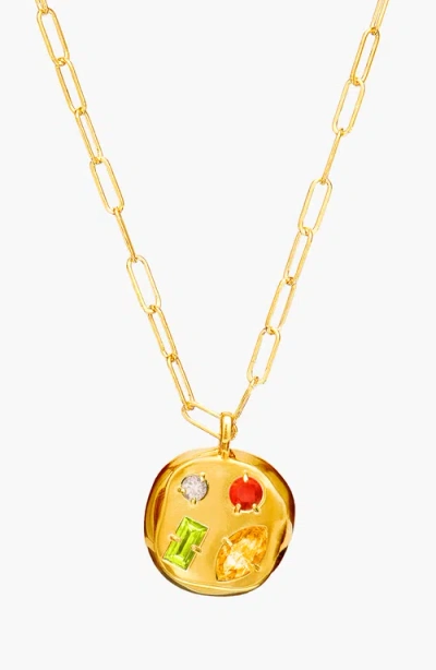 Birthdate Co. The November Birthdate Gold Pendant In November 27th - Gold