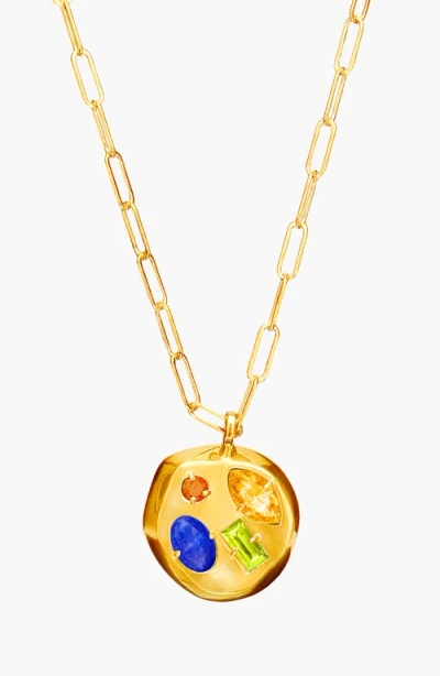 Birthdate Co. The November Birthdate Gold Pendant In November 8th - Gold