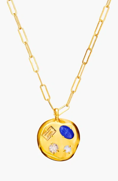Birthdate Co. The November Birthdate Gold Pendant In November 9th - Gold