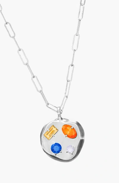 Birthdate Co. The November Birthdate Silver Pendant In November 14th - Silver