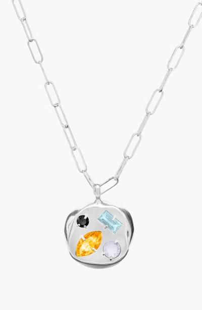 Birthdate Co. The November Birthdate Silver Pendant In November 15th - Silver