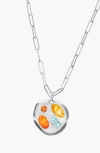 Birthdate Co. The November Birthdate Silver Pendant In November 23rd - Silver