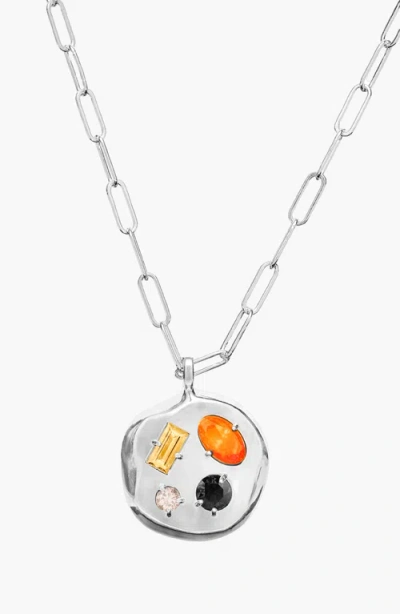 Birthdate Co. The November Birthdate Silver Pendant In November 26th - Silver
