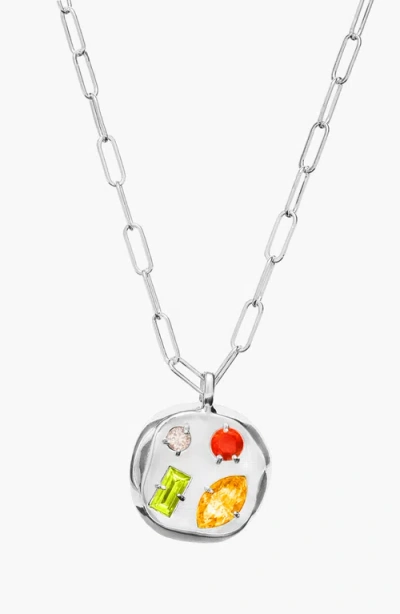 Birthdate Co. The November Birthdate Silver Pendant In November 27th - Silver