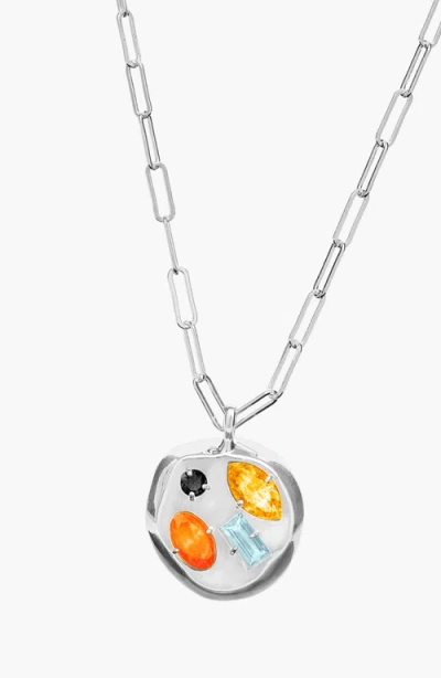 Birthdate Co. The November Birthdate Silver Pendant In November 28th - Silver
