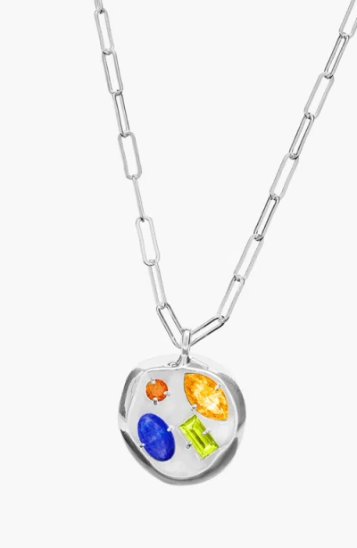 Birthdate Co. The November Birthdate Silver Pendant In November 8th - Silver