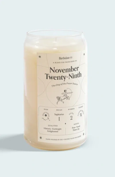 Birthdate Co. The November Birthday Candle In November 29th