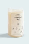 Birthdate Co. The November Birthday Candle In November 6th