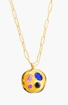 Birthdate Co. The October Birthdate Gold Pendant