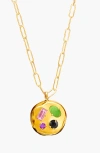 Birthdate Co. The October Birthdate Gold Pendant In October 11th - Gold