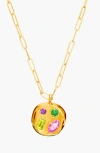 Birthdate Co. The October Birthdate Gold Pendant In October 12th - Gold