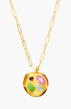 Birthdate Co. The October Birthdate Gold Pendant In October 13th - Gold