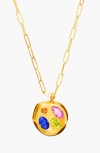 Birthdate Co. The October Birthdate Gold Pendant In October 18th - Gold