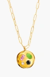 Birthdate Co. The October Birthdate Gold Pendant In October 1st - Gold