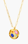 Birthdate Co. The October Birthdate Gold Pendant In October 23rd - Gold