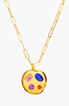 Birthdate Co. The October Birthdate Gold Pendant In October 24th - Gold
