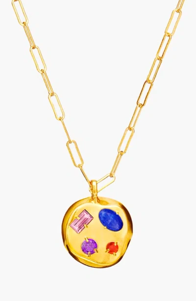 Birthdate Co. The October Birthdate Gold Pendant In October 24th - Gold