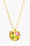 Birthdate Co. The October Birthdate Gold Pendant In October 3rd - Gold