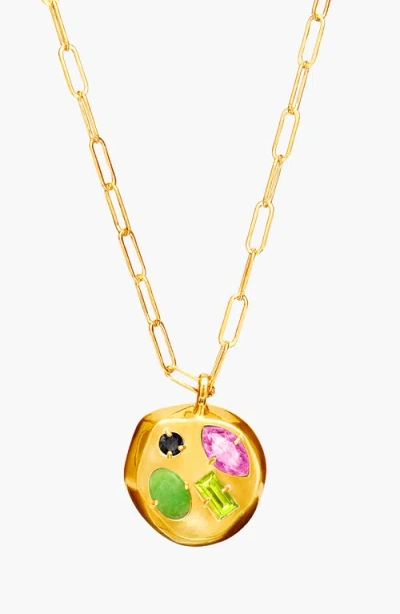 Birthdate Co. The October Birthdate Gold Pendant In October 3rd - Gold