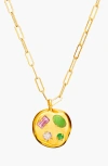 Birthdate Co. The October Birthdate Gold Pendant In October 4th - Gold