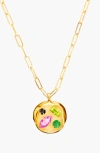 Birthdate Co. The October Birthdate Gold Pendant In October 5th - Gold