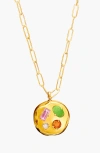 Birthdate Co. The October Birthdate Gold Pendant In October 6th - Gold