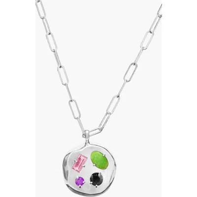 Birthdate Co. The October Birthdate Silver Pendant In October 11th - Silver
