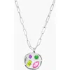 Birthdate Co. The October Birthdate Silver Pendant In October 12th - Silver
