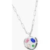 Birthdate Co. The October Birthdate Silver Pendant In October 14th - Silver